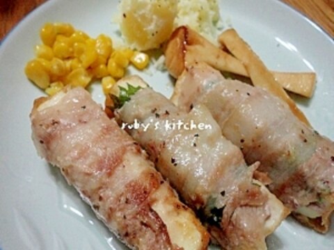 メインになる！厚揚げの豚肉大葉巻き